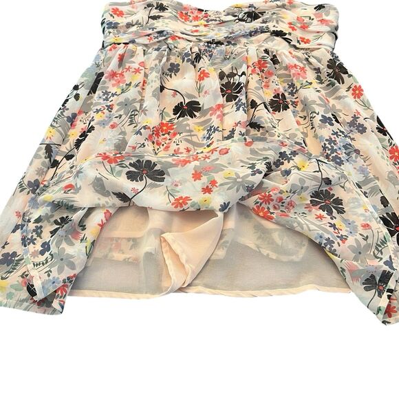 TwentyOne Dress Floral Silky Cottagecore Large Romantic Y2K Beach Mini Party - Picture 6 of 11